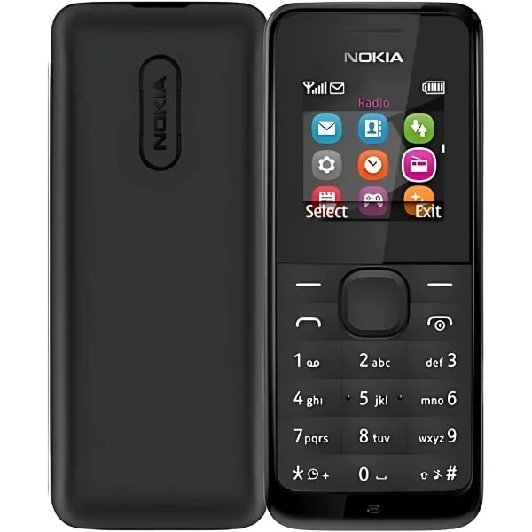 Mobitel mobile new new nokia 105 classic   slider phone in UK, classic mobile phone all colors